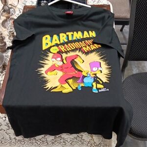 Black Bartman and Radioactive Man T-Shirt